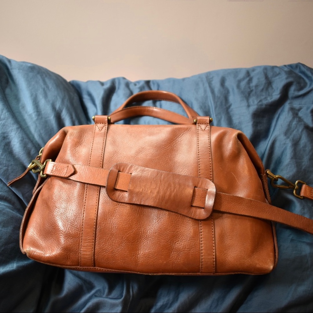 Madewell Leather Satchel - Brown
